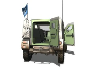 auverland panhard pvp - united nations 3D Model