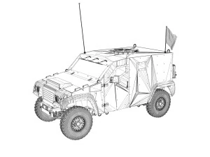 auverland panhard pvp - united nations 3D Model