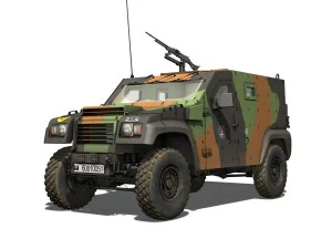 auverland panhard pvp - french army 3D Model