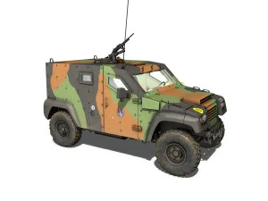 auverland panhard pvp - french army 3D Model