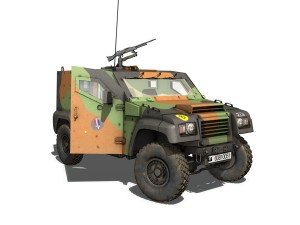 auverland panhard pvp - french army Model 3D