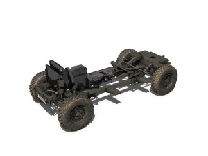 auverland panhard pvp - french army 3D Model