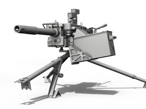 40mm grenade machine Modelo 3D