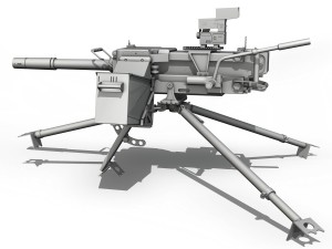 40mm grenade machine Modelo 3D