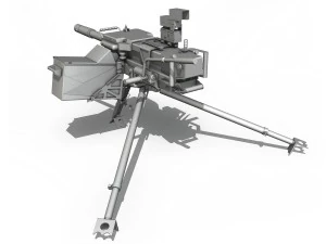 40mm grenade machine 3D Model