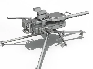 40mm grenade machine 3D Model