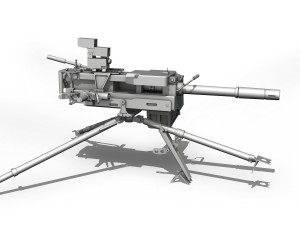 40mm grenade machine Modelo 3D