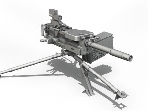 40mm grenade machine Modelo 3D