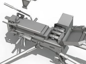 40mm grenade machine 3D Model