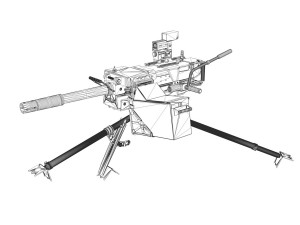40mm grenade machine Modelo 3D