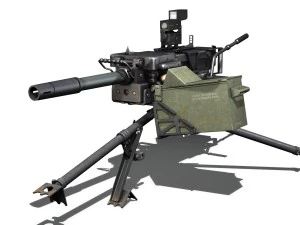 gmg 40mm grenade machine 3D Model