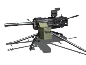 gmg 40mm grenade machine 3D Model