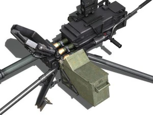 gmg 40mm grenade machine 3D Model