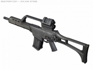 g36 assault rifle 3D Model