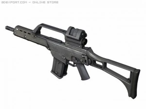 g36 assault rifle 3D Model