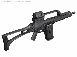 g36 assault rifle 3D Model