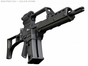 g36 assault rifle 3D Model