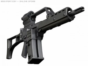 g36 assault rifle 3D Model