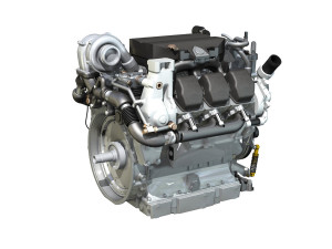 truck diesel engine Modello 3D
