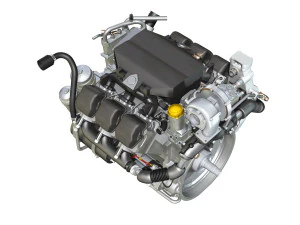 truck diesel engine 3D Model