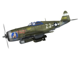 republic p47d thunderbolt Model 3D