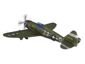republic p47d thunderbolt Model 3D