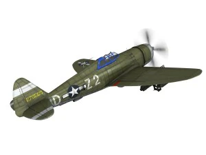 republic p47d thunderbolt 3D Model