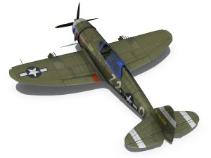 republic p47d thunderbolt Model 3D