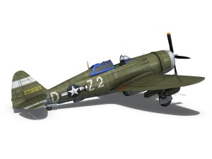 republic p47d thunderbolt Model 3D