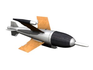 ruhrstahl-x4 - german ww2 aa-missle 3D Model