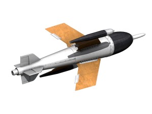 ruhrstahl-x4 - german ww2 aa-missle 3D Model