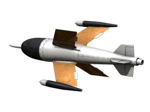 ruhrstahl-x4 - german ww2 aa-missle 3D Model