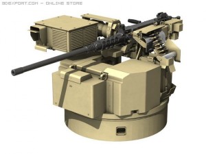 remote station rws browning m2 3D Model