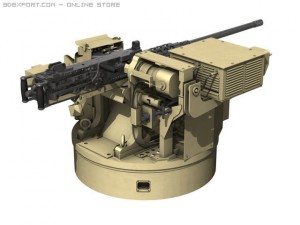 remote station rws browning m2 3D Model