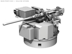 remote station rws browning m2 3D Model