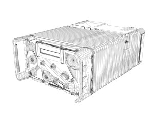 uhf military data radio 3D Модель