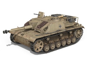 stug iii - ausfg - early production 3D Model