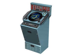 naval radar console Modèle 3D