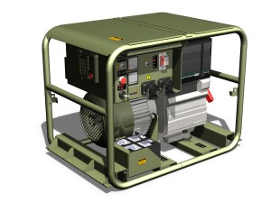 diesel generator military Model 3D