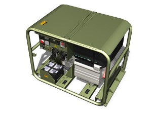 diesel generator military Model 3D