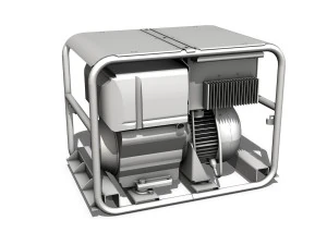 diesel generator military 3D Model