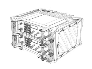 uhf military radio system Modelo 3D