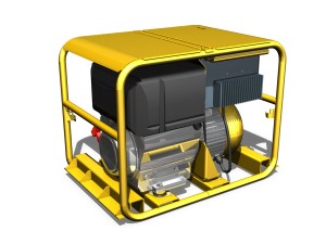diesel generator Modello 3D