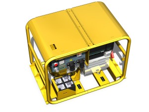 diesel generator Modello 3D