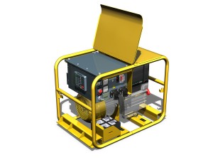 diesel generator Modello 3D