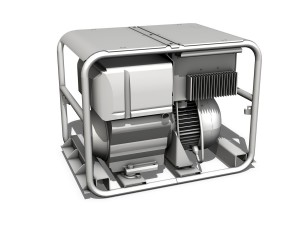 diesel generator Modello 3D