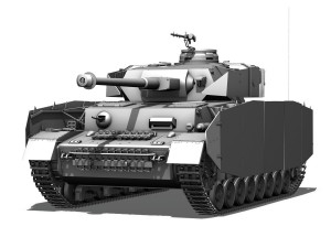 sdkfz161 pzkpfw iv panzer 4 ausfh 3D Модель