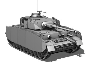 sdkfz161 pzkpfw iv panzer 4 ausfh 3D Модель