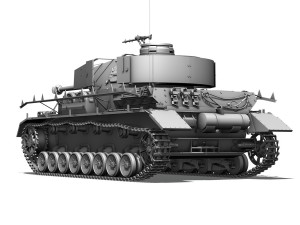 sdkfz161 pzkpfw iv panzer 4 ausfh 3D Модель