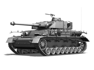 sdkfz161 pzkpfw iv panzer 4 ausfh 3D Модель